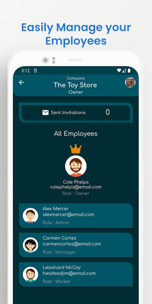 Easily Manage your Employees